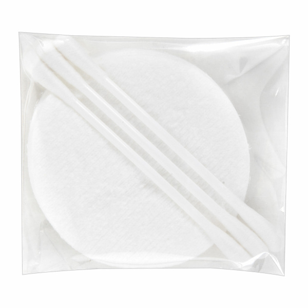 Косметический набор КОМПЛЕКТ 500 шт., (3 ватные палочки и 3 ватных диска), флоупак, 2000208 