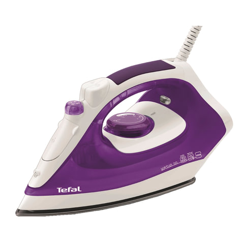 Утюг TEFAL VIRTUO FV1330, 1400Вт, керамическая покрытие, самоочистка, фиолетовый