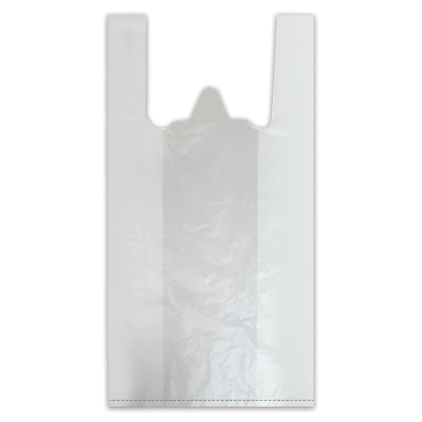 Пакеты "майка", КОМПЛЕКТ 100шт., ПНД 38+18х68см, 18мкм