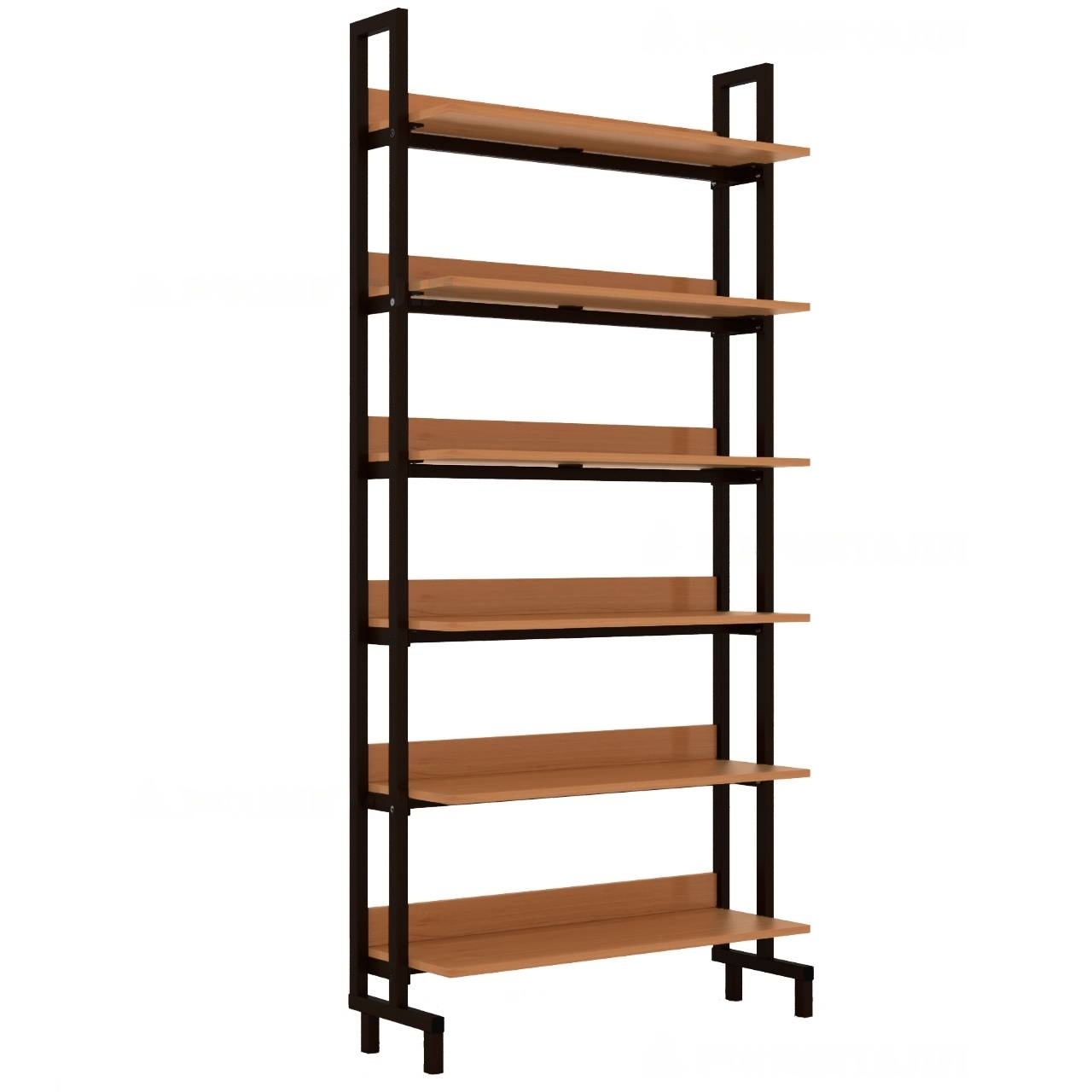 Стеллаж односторонний меламин 900х320х1900мм цвет Ольха, м/ коричн. М400