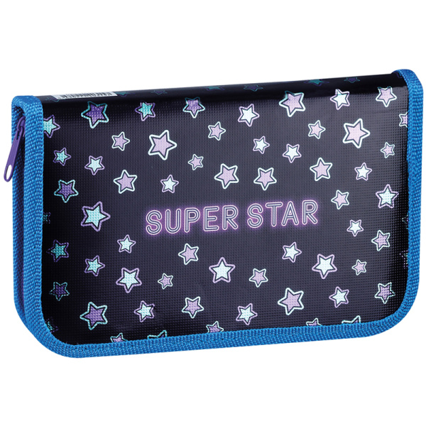 Пенал 1 отделение, 190*115 ArtSpace "Stars", ламинированный картон, фольга ПК1_42315