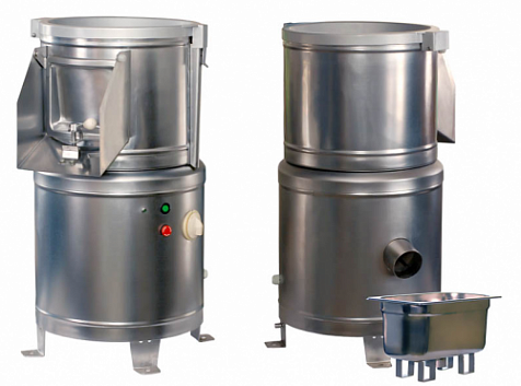 Картофелечистка МОК-150У (580x480x800мм, 150кг/ч, загрузка 7 кг, 0,51кВт, 380В)