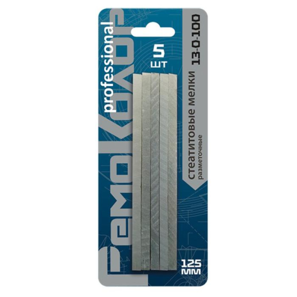 Мелки разметочные "Ремоколор" 13-0-100, мраморные (стеатитовые), 125х12х5 мм, 5 штук