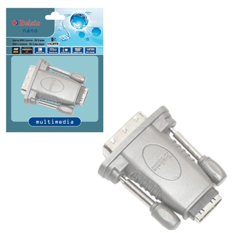 Адаптер (переходник) HDMI A F(розетка)-DVI-D M(вилка) BELSIS BW1464