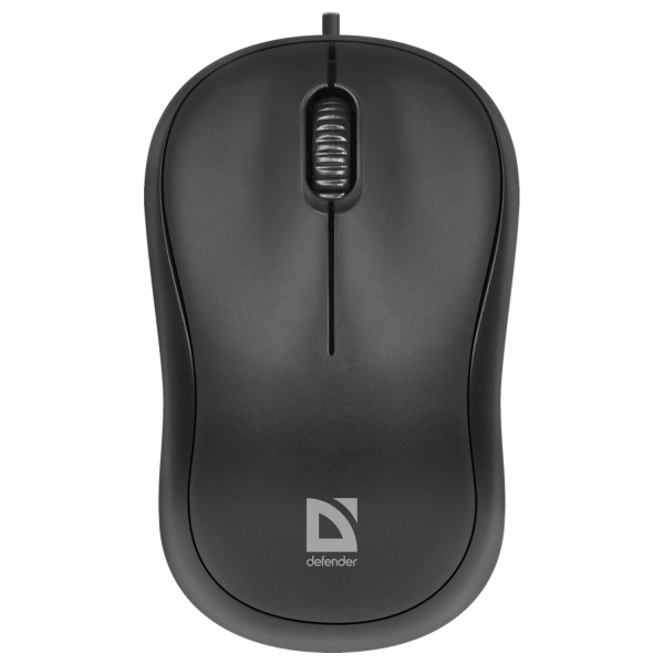 Мышь проводная DEFENDER Patch MS-759, USB, 2 кнопки + 1 колесо-кнопка, оптическая, черная, 52759