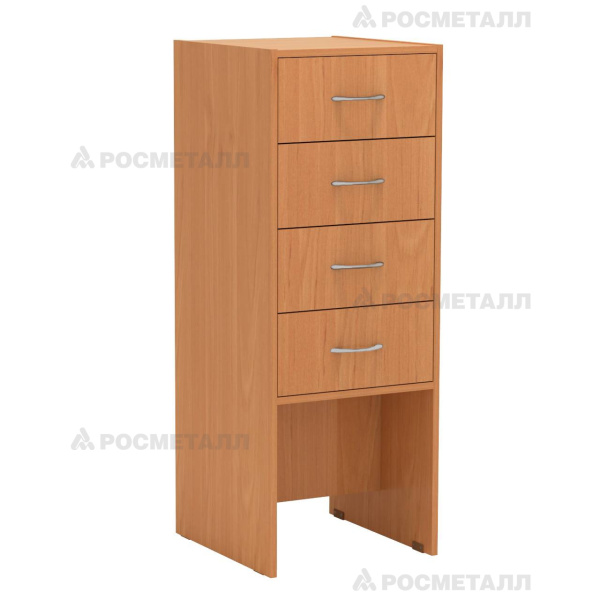Шкаф для читательских формуляров 430х470х1155, ольха, М340.4Ф Шкаф для читательских формуляров 430х470х1155, ольха, М340.4Ф