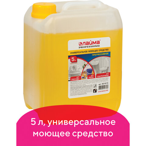 Средство моющее универсальное ЛАЙМА PROFESSIONAL 5кг, (аналог ПРОГРЕСС) 601615  Средство моющее универсальное ЛАЙМА PROFESSIONAL 5кг, (аналог ПРОГРЕСС) 601615