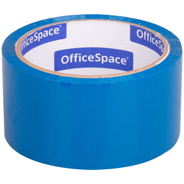 Клейкая лента цветная 48мм*40м OfficeSpace СИНЯЯ 45мкм