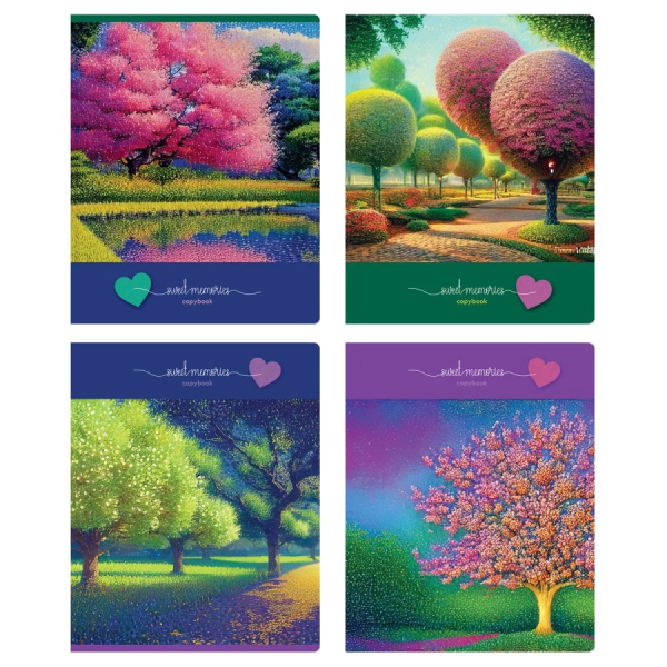 Тетрадь 48л. клетка BG "Волшебное лето"