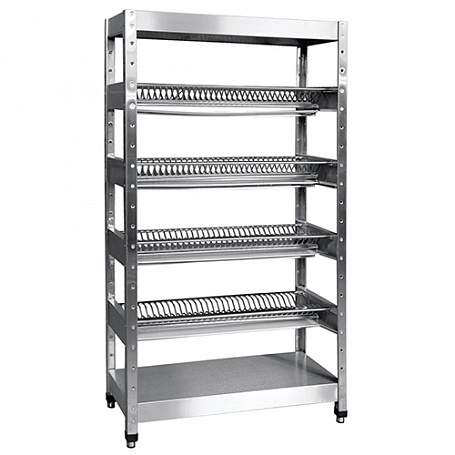 Стеллаж для сушки тарелок ССТ-4-2 полностью из нерж. стали