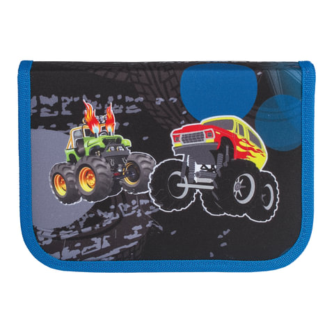 Пенал TIGER FAMILY (ТАЙГЕР), 1 отделение, откидная планка, "Drifting", 20х14х4 см, 226990 