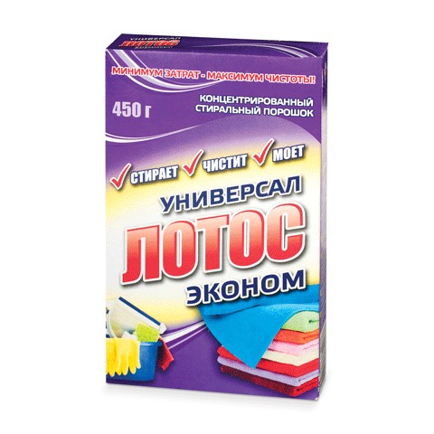 Стиральный порошок Лотос универсал 0,450кг, ш/к 10037