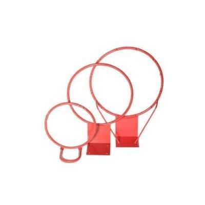 Кольцо баскетбольное метал №7(труба 21мм)стандартное б/сетки диам.450мм