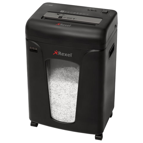 Уничтожитель (шредер) REXEL REM820, д/1-2чел, фрагм 2х15мм,перераб.скобы,скрепки, карты,CD,2104010EU