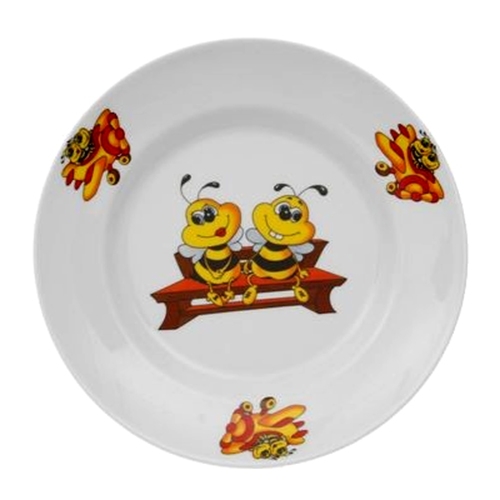 Тарелка мелкая Добруш Идиллия "Пчелы" 17,5см фарфор