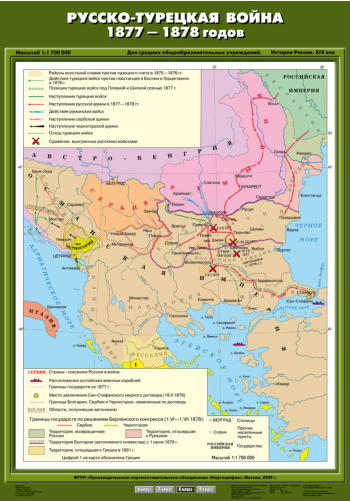 Плакат. Русско-турецкая война 1877-1878 гг.
