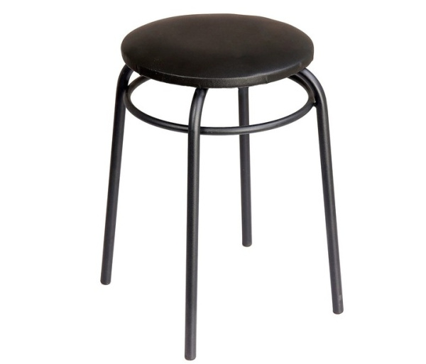 Табурет "Кольцо" Черный/черный