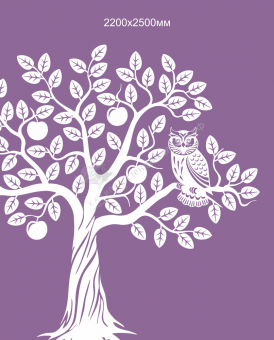 Декоративный элемент "Дерево" (наклейка), 2,2х2,5м