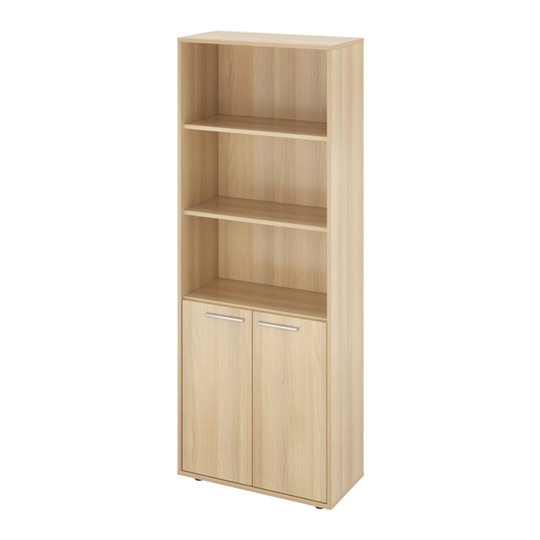 Шкаф 3 отрк. полки 700х338х1845, акация лорка31, (КЦ14.31+КЦ17.31*2) Канцлер