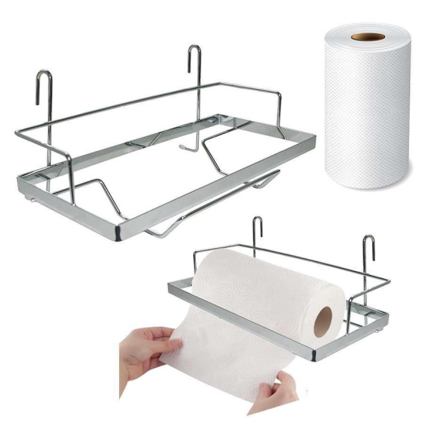 Держатель д/бум. полотенец навесной на рейлинг 27*12*11,5 см NEW