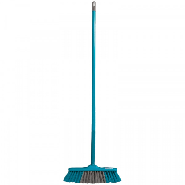 Щетка для уборки York "Frontiera" с черенком 110см, ширина 31см, щетина 7см, пластиковая, еврорезьба