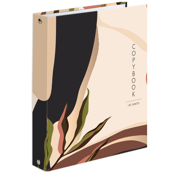 Тетрадь на кольцах А5 (165х215мм) 120л. BRAUBERG "Vision", твердый картон, клетка