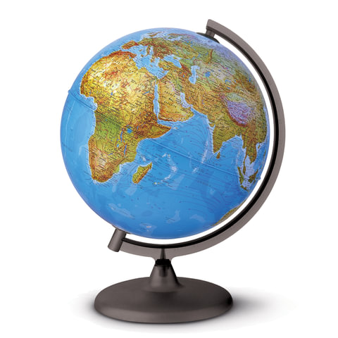 Глобус физический/политический TECNODIDATTICA "Orion"(Италия),диам300мм,с подсветкой,0330ORRS0FI1G04