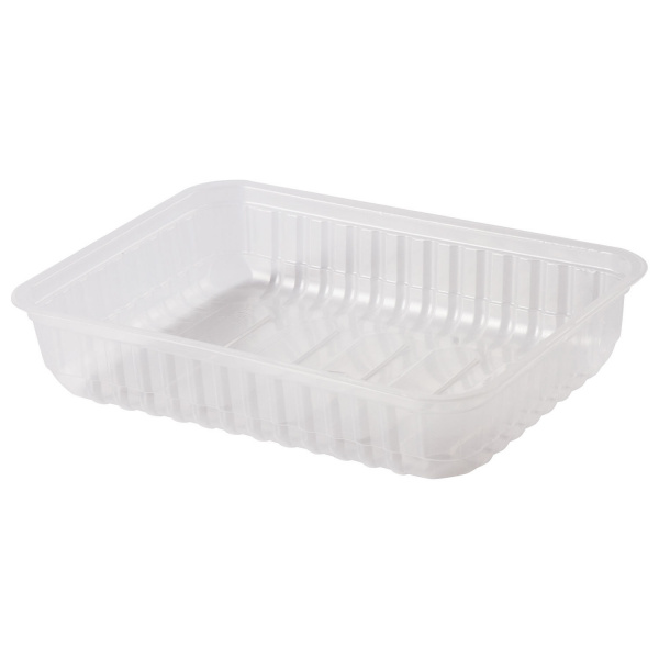 Одноразовые контейнеры 500мл КОМПЛЕКТ 50шт, БЕЗ КРЫШЕК, 179х132х37мм, ПП, прозр, крышка 605091