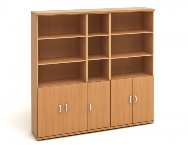 КЭ72 Шкаф высокий (КЭ17*2+КЭ18+КЭ33+КЭ22*5) (2129*424*2066) эталон