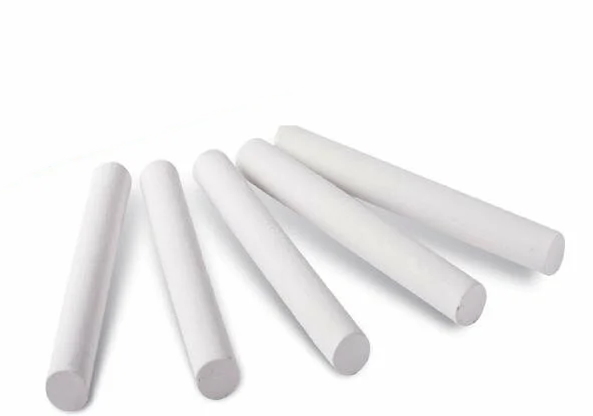 Мел школьный Гамма, белый, средней твердости, круглый