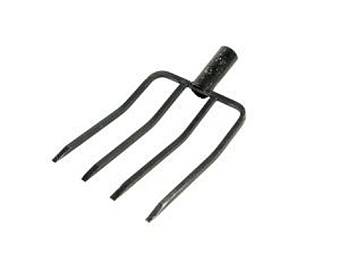 Вилы 4-х рогие садово-огородные сварные (толщ.10мм), без черенка
