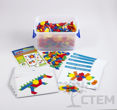 Мозаика "Геометрические фигуры". Набор для класса