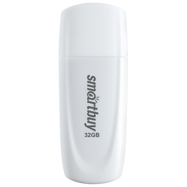 Флеш-диск 32 GB SMARTBUY Scout USB 2.0, белый, SB032GB2SCW Флеш-диск 32 GB SMARTBUY Scout USB 2.0, белый, SB032GB2SCW