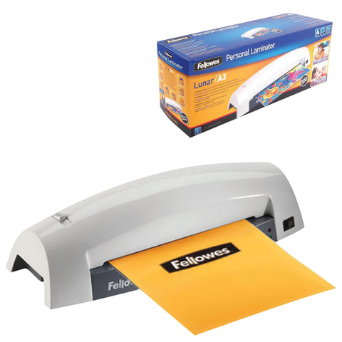 Ламинатор FELLOWES Lunar формат A3, толщ пленки (1стор.) 75-80мкм, 30 см/мин, FS-57167 Ламинатор FELLOWES Lunar формат A3, толщ пленки (1стор.) 75-80мкм, 30 см/мин, FS-57167