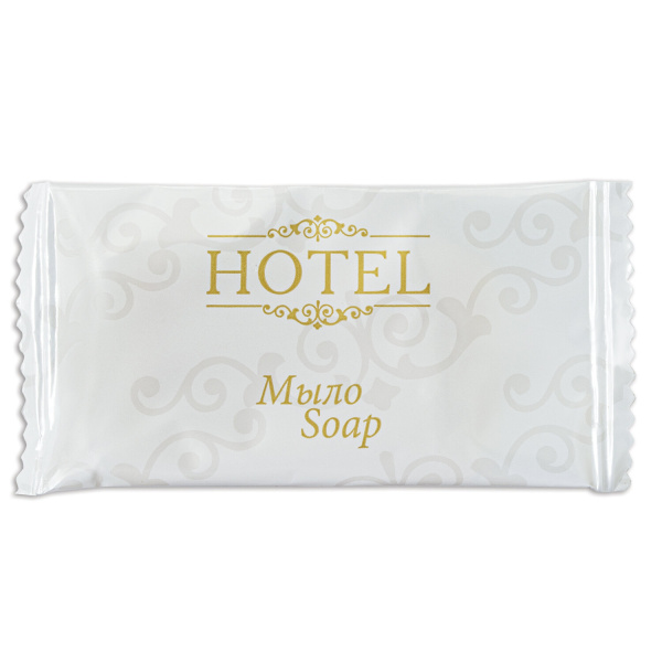 Мыло одноразовое 13 г, КОМПЛЕКТ 500 шт., HOTEL, саше, флоупак,