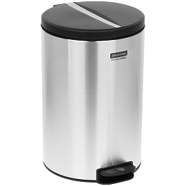 Ведро-контейнер для мусора (урна) OfficeClean Professional Original, 12л, корпус нержавеющая сталь,  Ведро-контейнер для мусора (урна) OfficeClean Professional Original, 12л, корпус нержавеющая сталь,