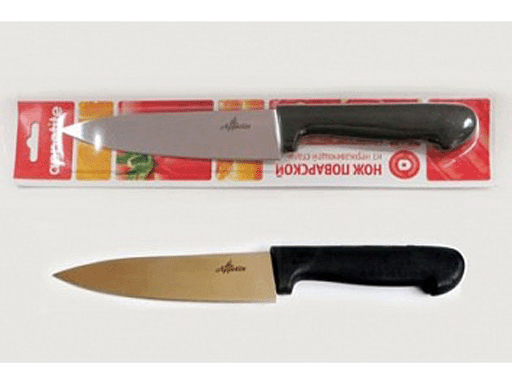 Нож нерж Гурман поварской 15см в блистере FK210B-1