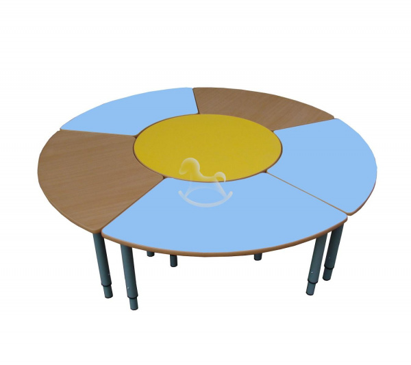 Стол круглый регулируемый "Конференция", d- 1500 мм, опора 400-580 мм