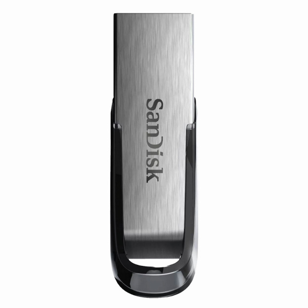 Флеш-диск 64 GB, SANDISK Ultra Flair USB 3.0, серебристый/черный, SDCZ73-064G-G46
