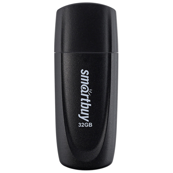 Флеш-диск 32GB SMARTBUY Scout USB 2.0, черный, SB032GB2SCK Флеш-диск 32GB SMARTBUY Scout USB 2.0, черный, SB032GB2SCK