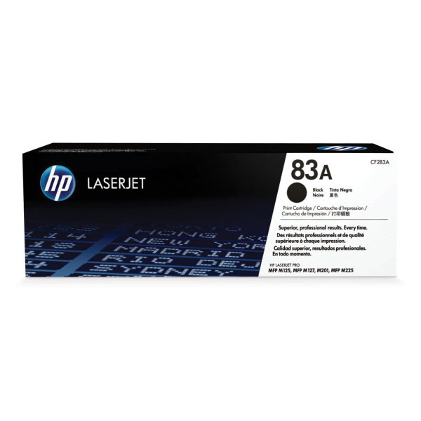 Картридж лазерный HP (CF283A) LaserJet Pro M125/M201/M127/M225, черный, ориг., ресурс 1500 стр.