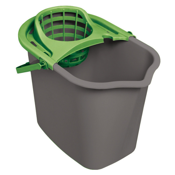 Ведро с отжимом 10л прямоугольное, 24х35х24 см, YORK, 70020