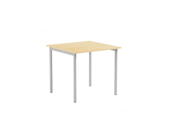 Стол 4-местный квадратный (пластик, кант ПВХ, кр. тр ) ШхГхВ: 800*800*760 мм, клен, м/к серый, М520 Стол 4-местный квадратный (пластик, кант ПВХ, кр. тр ) ШхГхВ: 800*800*760 мм, клен, м/к серый, М520