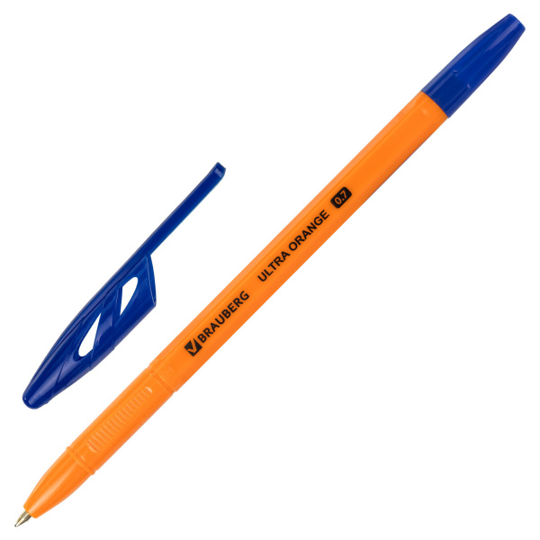 Ручка шариковая BRAUBERG "ULTRA ORANGE", СИНЯЯ, 0,7мм, чернила ГЕРМАНИЯ,наконечник ШВЕЙЦАРИЯ, 143562 Ручка шариковая BRAUBERG "ULTRA ORANGE", СИНЯЯ, 0,7мм, чернила ГЕРМАНИЯ,наконечник ШВЕЙЦАРИЯ, 143562