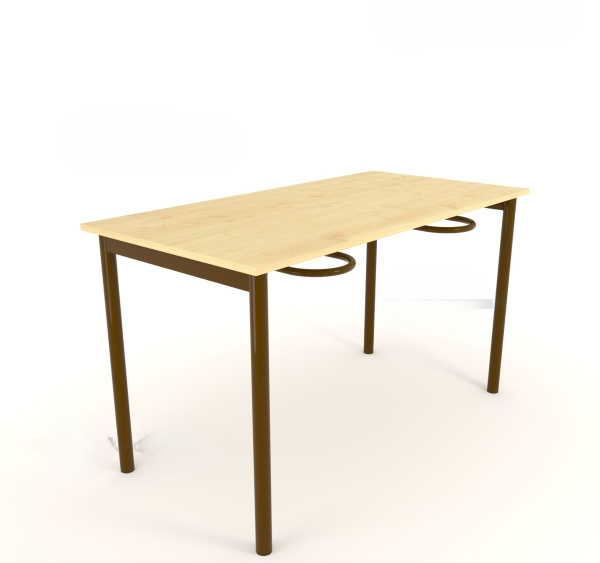 Стол обеденный 4-местный с универсальными кронштейнами 1200*600