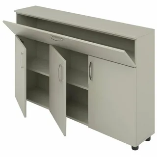 Тумба классной доски 1270х260х760, серый, М322 Тумба классной доски 1270х260х760, серый, М322