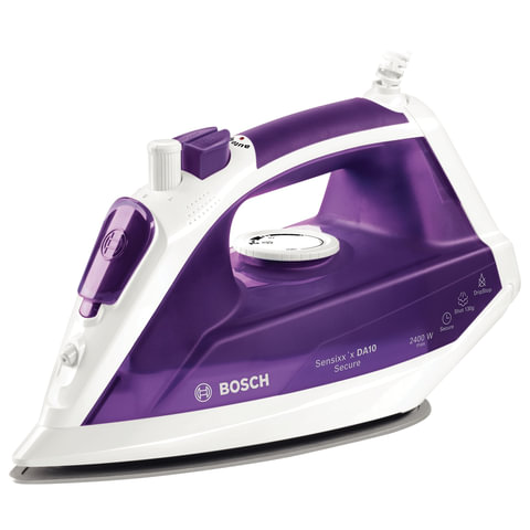 Утюг BOSCH TDA1024110,2300Вт,терморегулятор, керамическая поверхность,автооткл,фиолетовый
