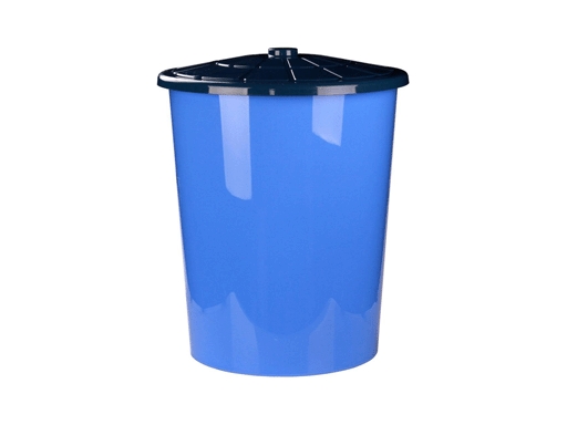 Бак универсальный с крышкой 100л. пластик. 620*540*540