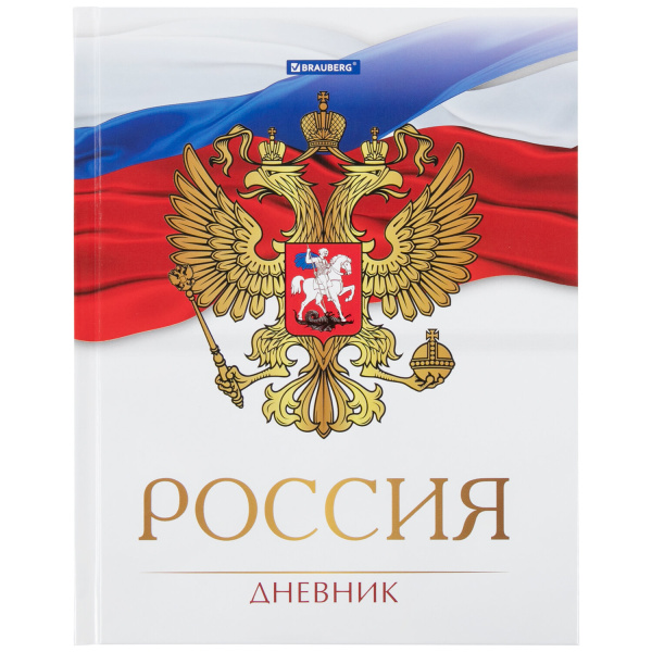 Дневник 5-11 класс 48л, твердый, BRAUBERG, глянцевая ламинация, с подсказом, Символика 2, 106067