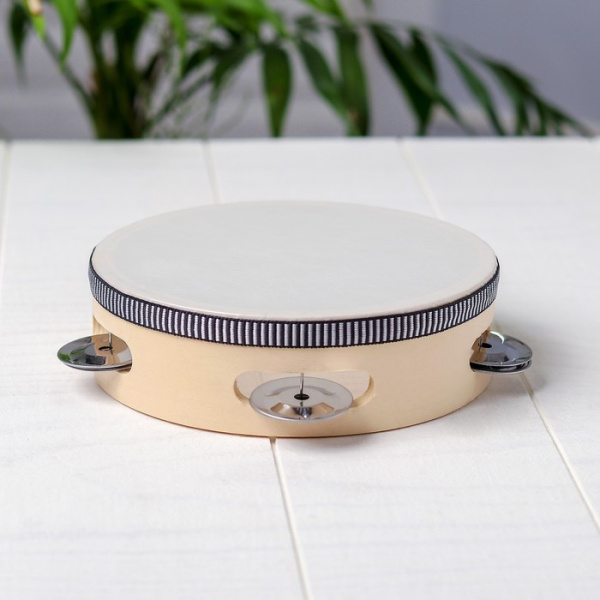 Бубен "Классика" 8 тарелок 15х15х4,5 см